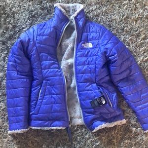Girls reversible North Face Jacket